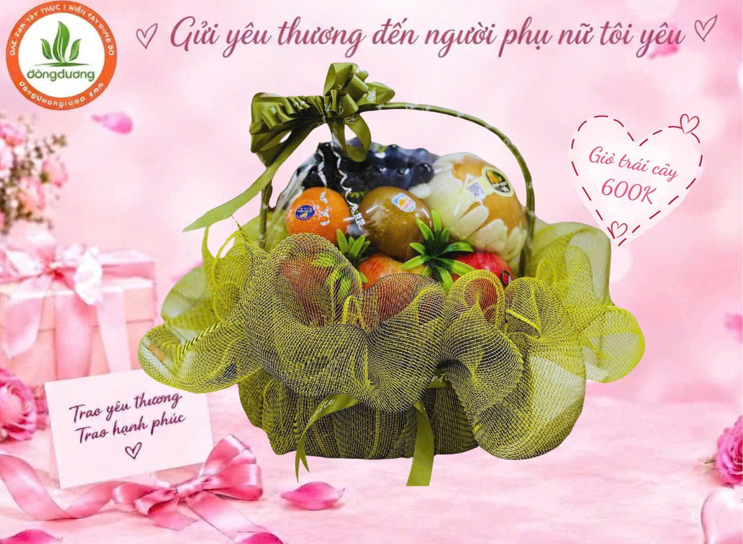Giỏ Hoa Quả 600k