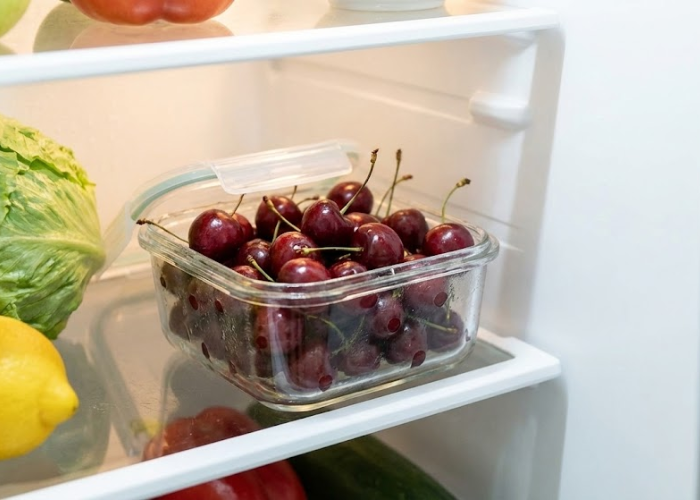 Cherry tươi được bảo quản lạnh đúng cách để giữ độ tươi ngon