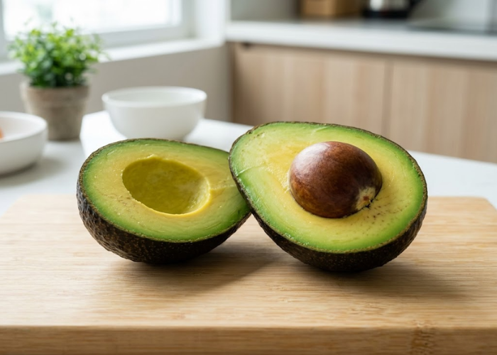 quả bơ chín giàu dinh dưỡng