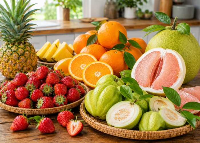 Những loại trái cây giàu vitamin C trong tháng 3
