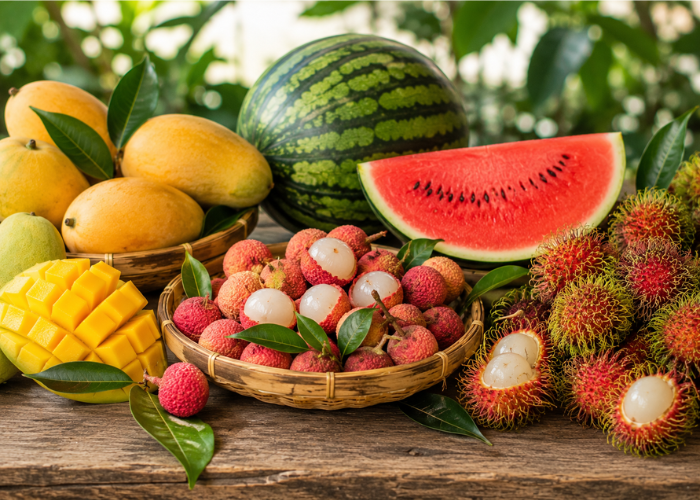 Các loại trái cây mùa hè phổ biến tại Việt Nam