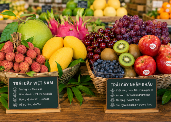 trái cây nội địa Việt Nam theo mùa tươi ngon