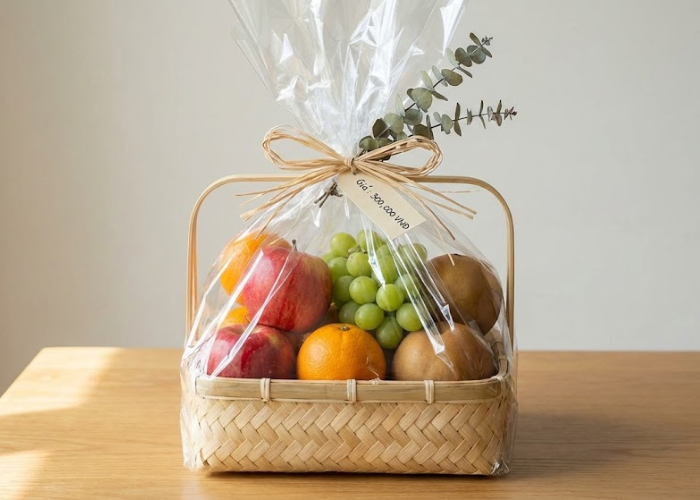 Giỏ Hoa Quả 300k &ndash; Lựa Chọn C&acirc;n Bằng Cho Qu&agrave; Biếu Lịch Sự