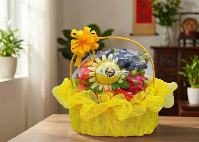 Giỏ Hoa Quả 500k &ndash; Lựa Chọn Hợp L&yacute; Cho Nhiều Nhu Cầu Biếu Tặng