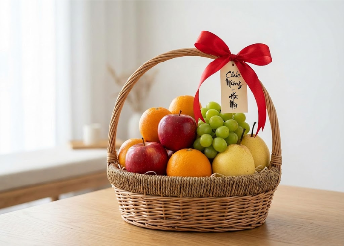 Giỏ Hoa Quả H&agrave; Nội &ndash; Giao Nhanh Trong 2 Giờ Tại Đống Đa