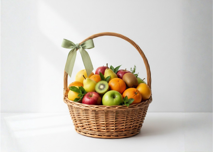 Giỏ Hoa Quả Healthy &ndash; Xu Hướng Qu&agrave; Tặng L&agrave;nh Mạnh Được Ưa Chuộng