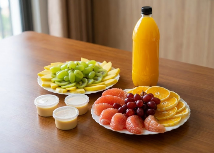 Hoa quả gọt sẵn cho người cao tuổi &ndash; Khi ăn uống nhẹ nh&agrave;ng l&agrave; điều quan trọng